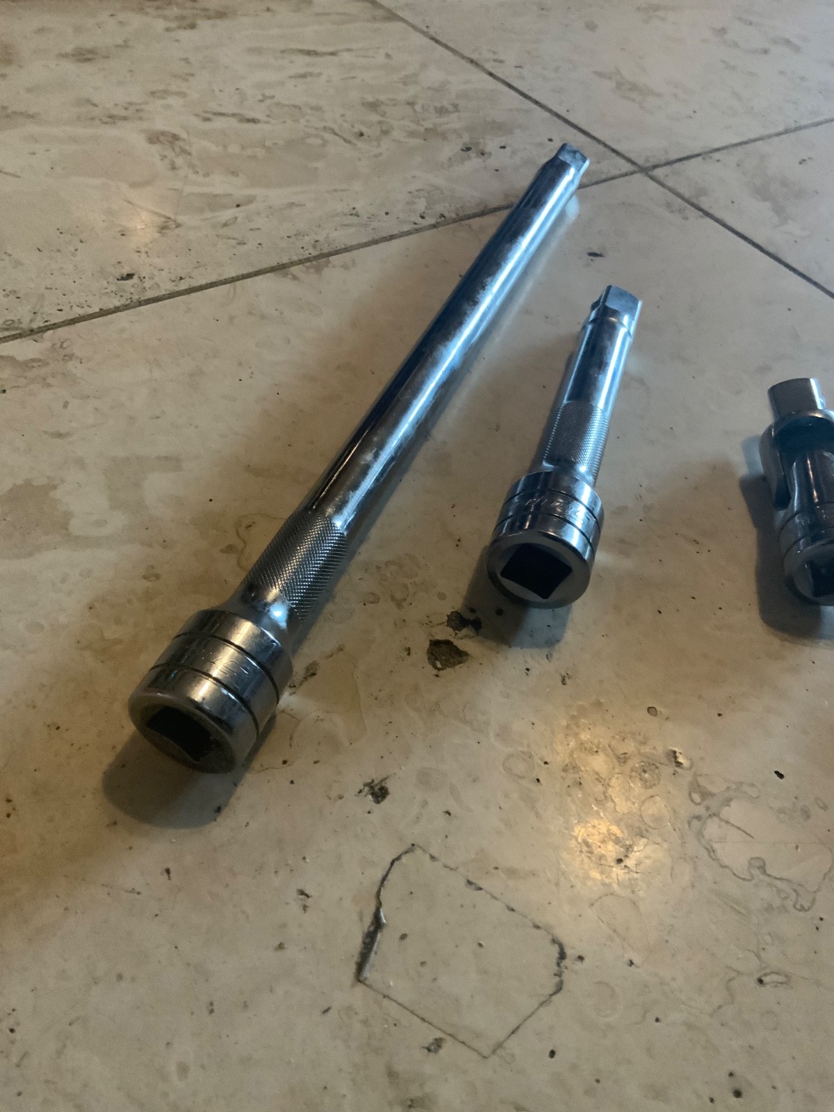 Snap On 1/2” Dr 4 Piece Extension and Universal Joint Set New