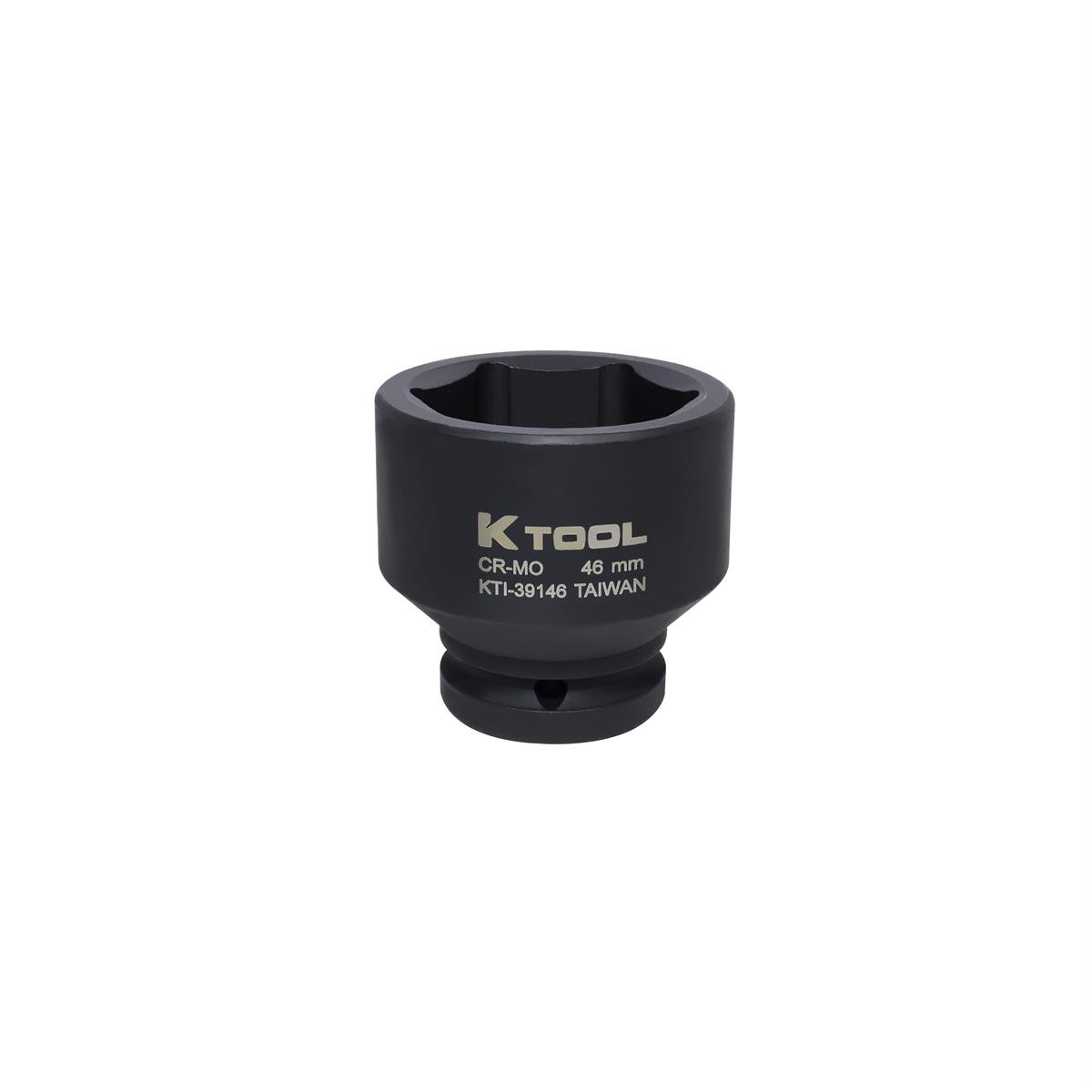 K-Tool 39146 46mm x 3/4″ Drive 6pt Metric Standard Impact Socket