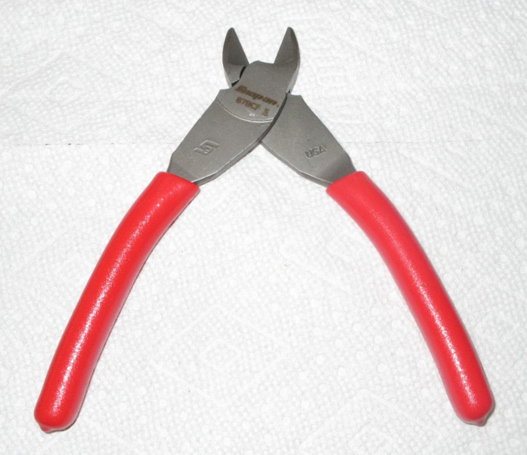 Snap On Tools 87BCF Soft Grip Vector Edge Diagonal Cutter Pliers 7.5″ NEW