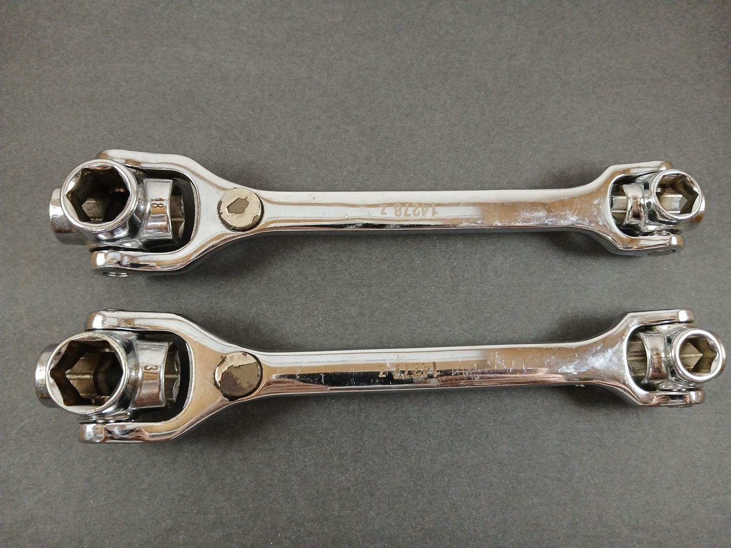 Craftsman 14277 Z & 14278 Z Dog Bone Wrench Pair 8-in-1 Multi-Tool SAE & Metric