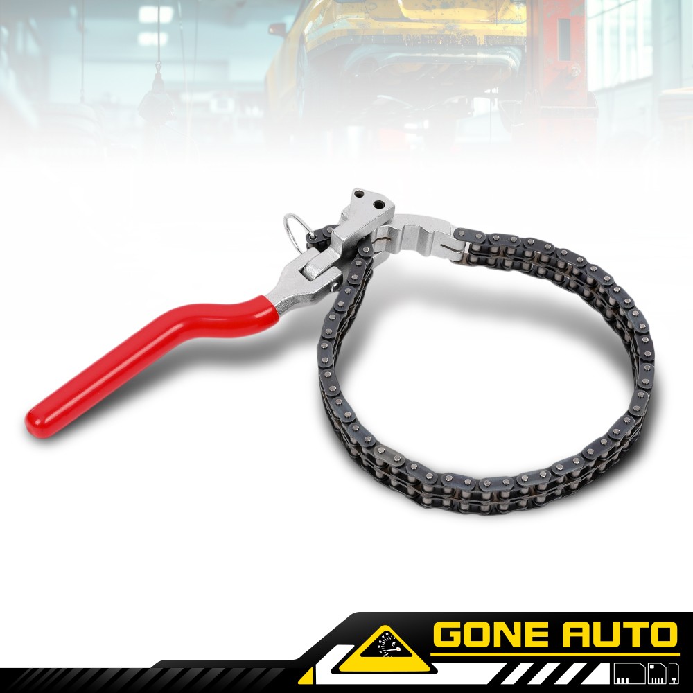 Heavy-Duty Ratcheting Chain Wrench Fittings 60-160mm Oil Filter Change Pipe