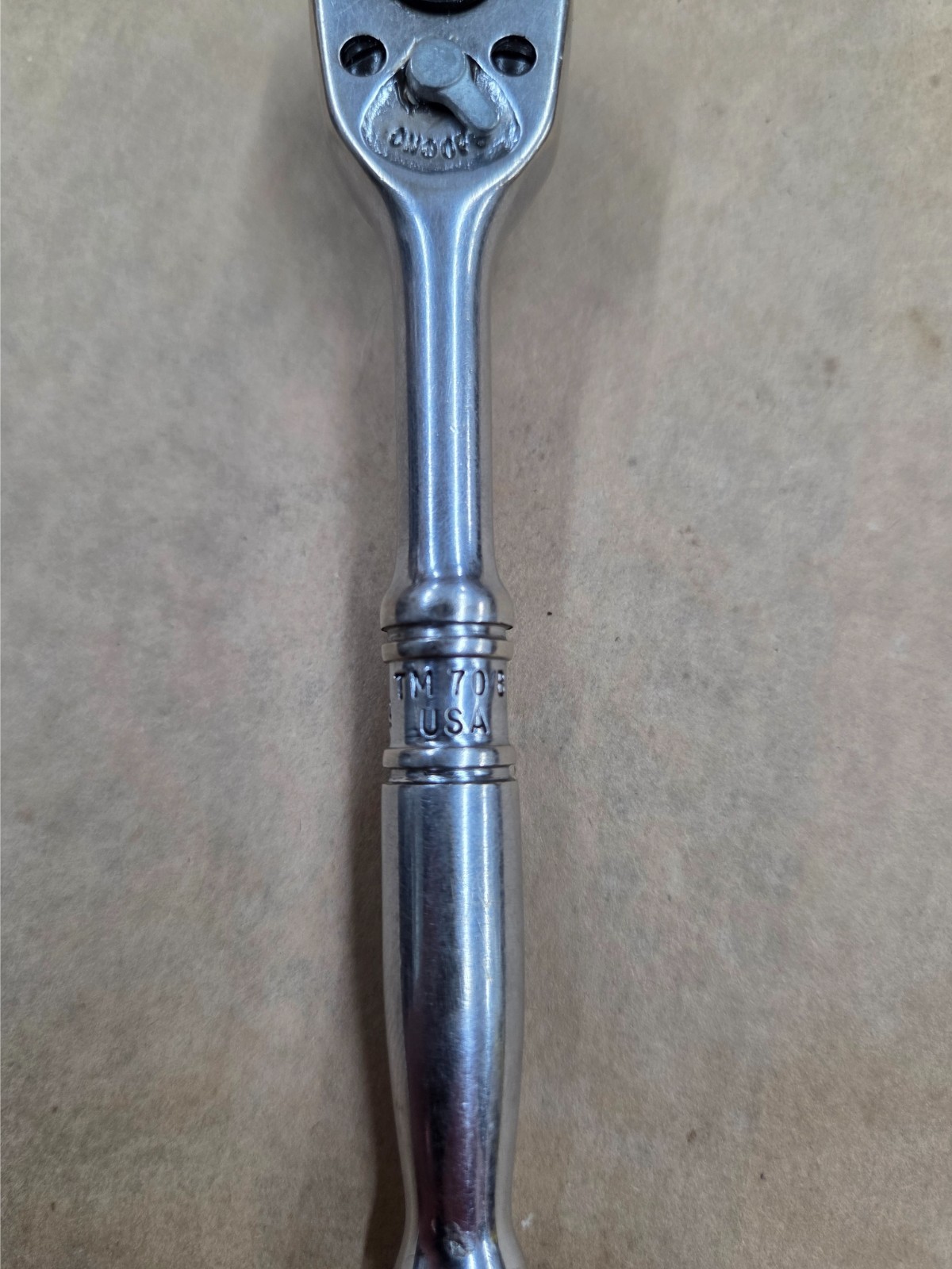 Snap on 1/4″ drive ratchet TM70B Made in USA freshly rebuilt by Snap-on.