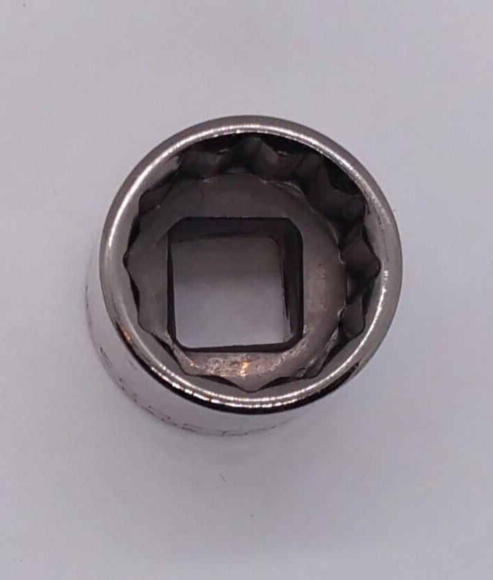 Vintage Craftsman 3/8″ Drive 11/16″ 12 Point Shallow Socket SAE G1 44336 USA NOS