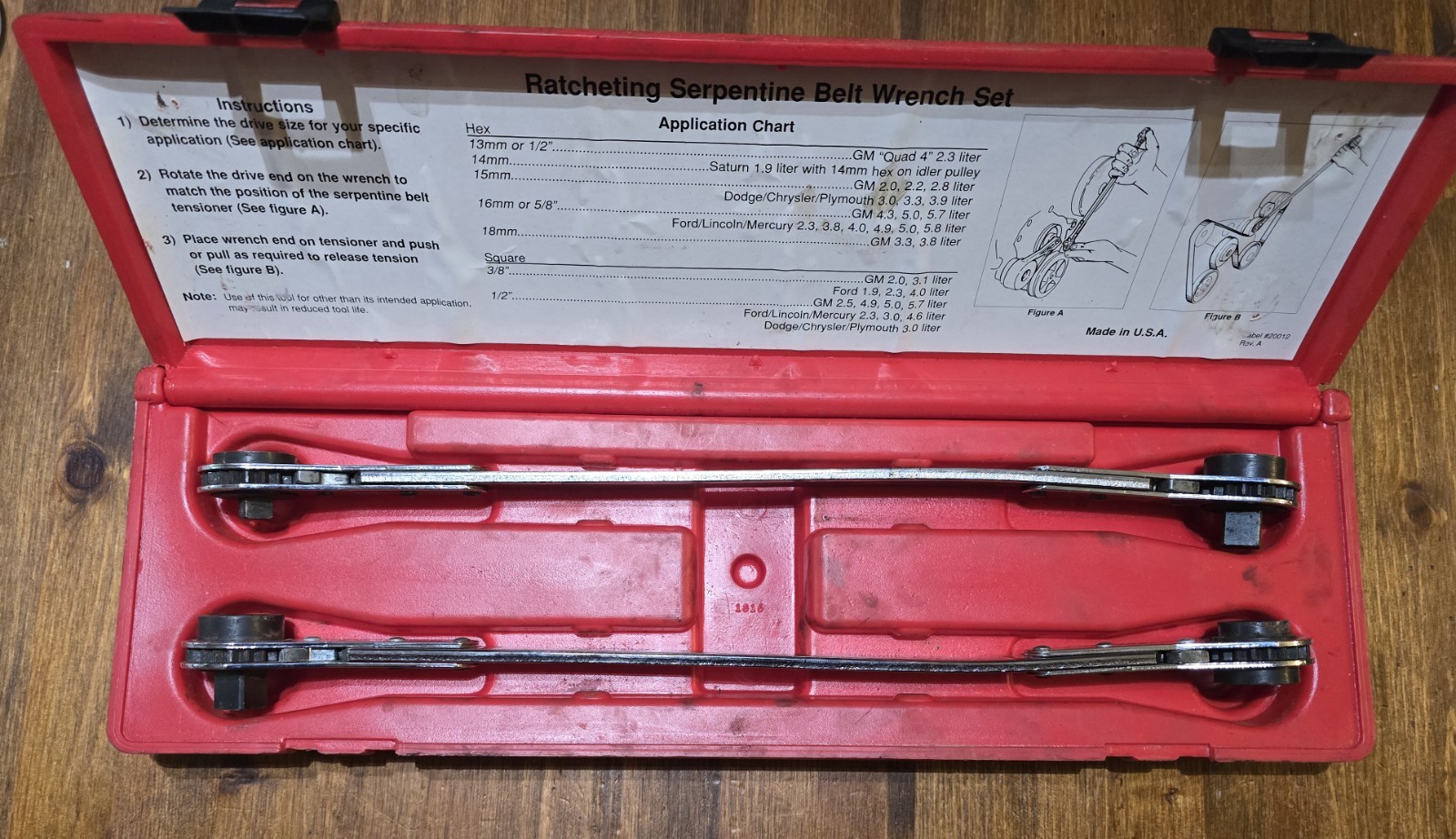 MAC Tools «Serpentine Belt Wrench Set”