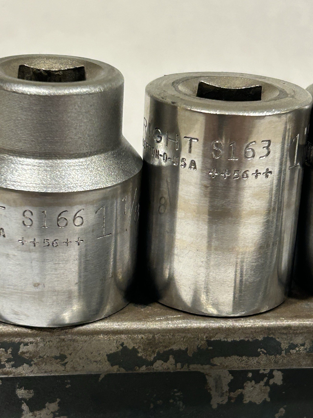 Vintage Wright Tools 14pc 1/2” Drive SAE Socket Set
