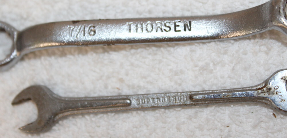 Lot of 4 Vtg Mechanics Wrenches ~ Proto 3025, Williams 1163 & 1020 Thorsen 2112