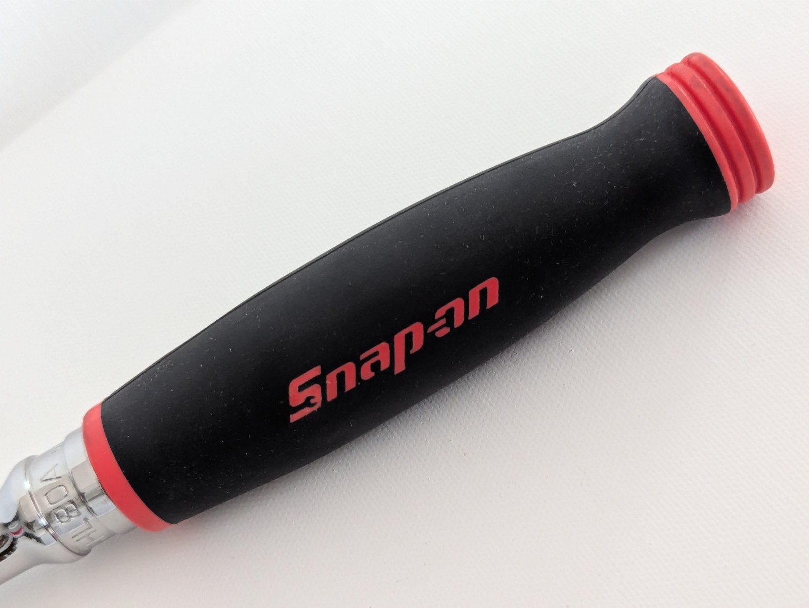 Snap-on RED 1/2″ Drive Soft Grip Ratchet 16″ Long SHL80A USA NEW Free Shiping