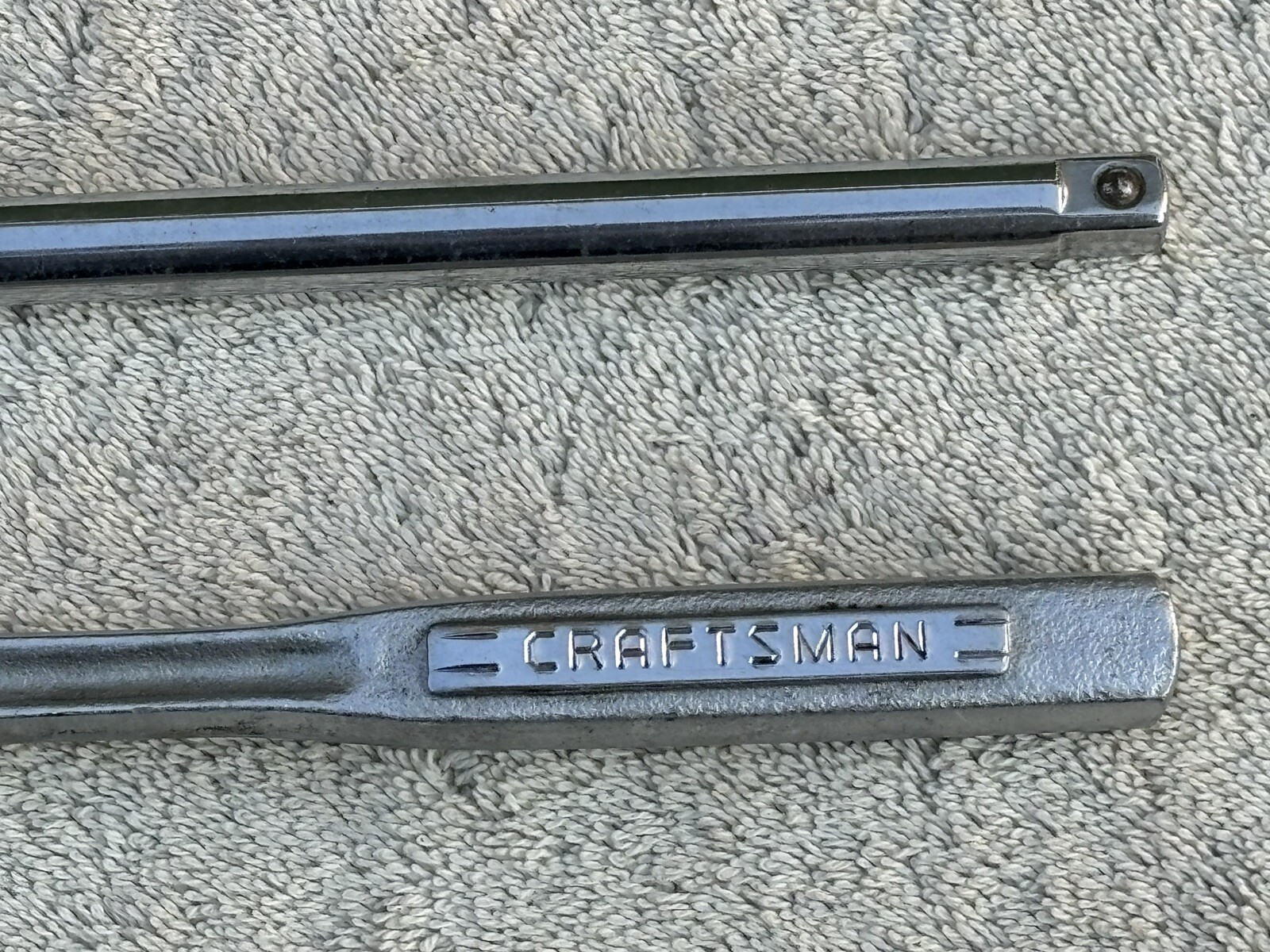Craftsman 42791 3/8″ Flex Head Quick Release Ratchet 44262 Extension 10” V Tools