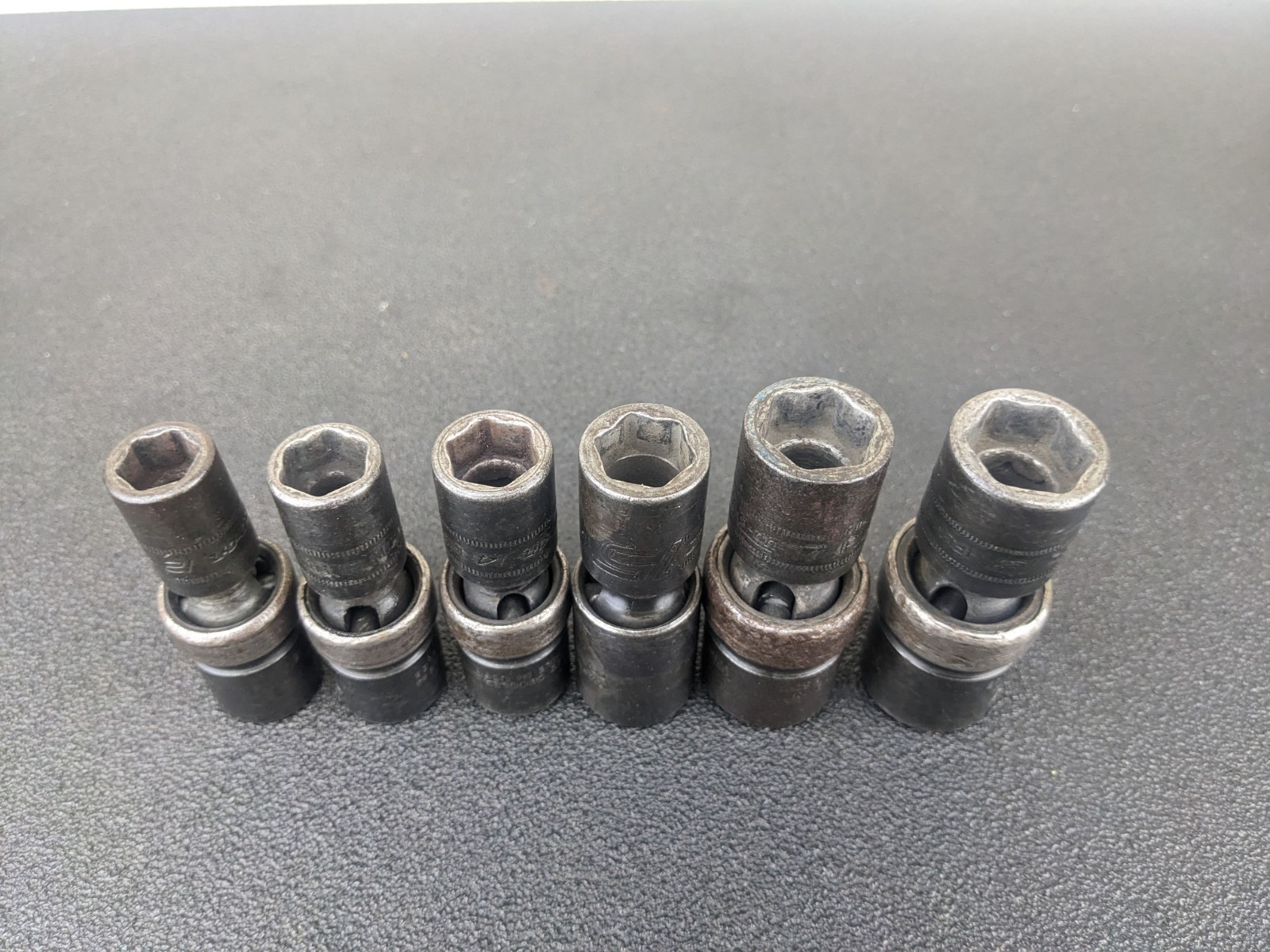#bl432 Snap On Tools IPLM 1/2” Impact Swivel Socket Set 12,13,14,15,17,18mm