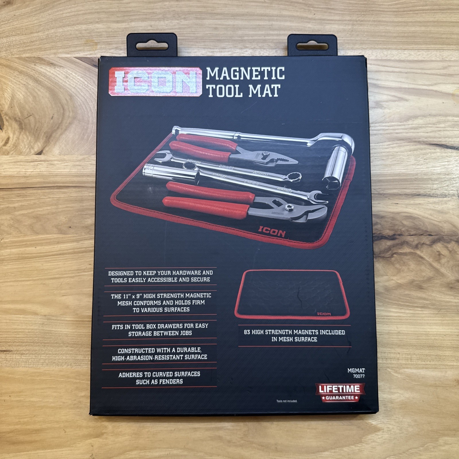 NEW Sealed ICON Brand Large 11” X 9” High Power Magnetic Mat Lifetime Warranty