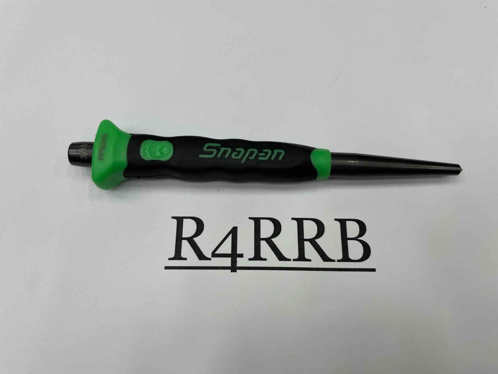Snap-on Tools SPAIN NEW GREEN Soft Grip 3/16″ Center Punch PPSG4G