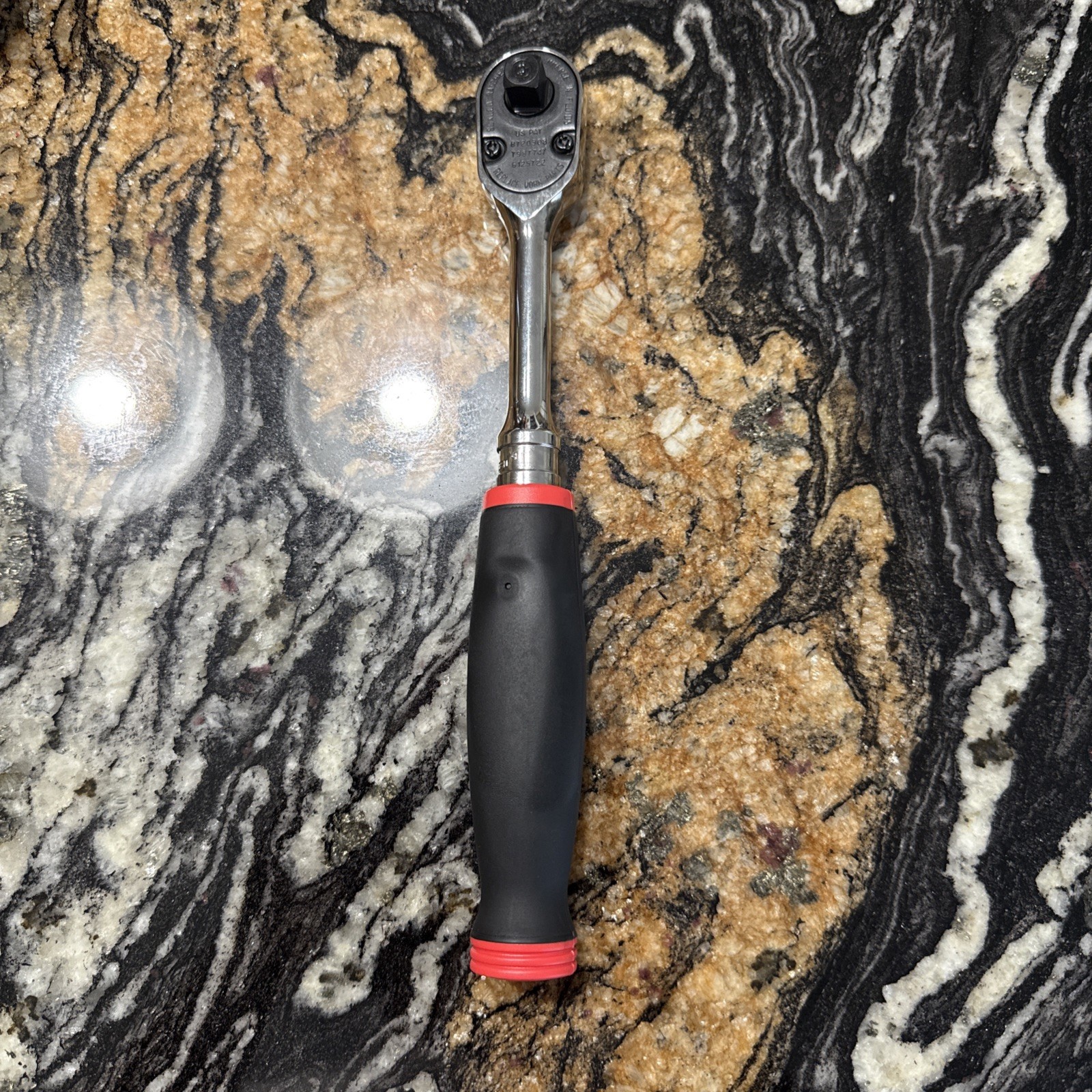 Snap- On Tools USA NEW Red 3/8” Drive Soft grip Fixed Head Ratchet FH80