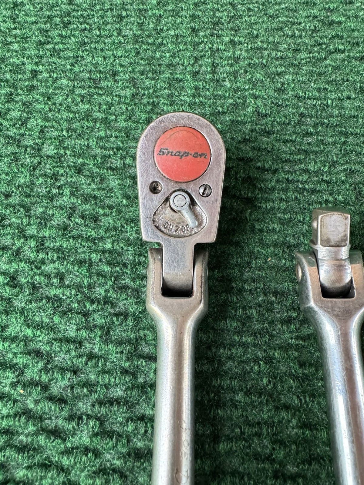 Snap On 3/8 Drive 11-1/4” Long Handle Flex Head Ratchet F731 & Breaker Bar F10LB