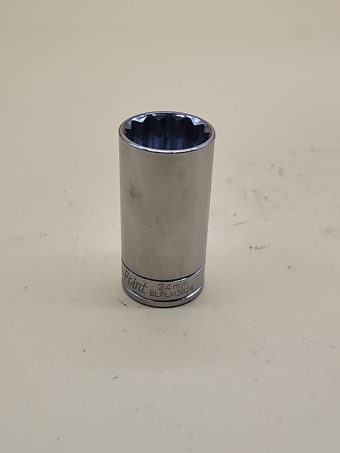 Blue Point Tools BLPLM3824 24mm Metric Deep Socket 3/8″ Dr 12 Pt USA