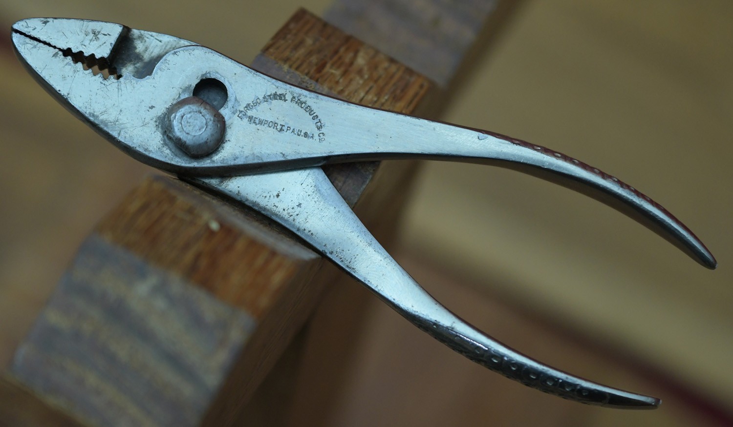 Forged Steel Products Co. Vacuum Grip No. 45 Slip-Joint Pliers Pre Snap-on 5.5″