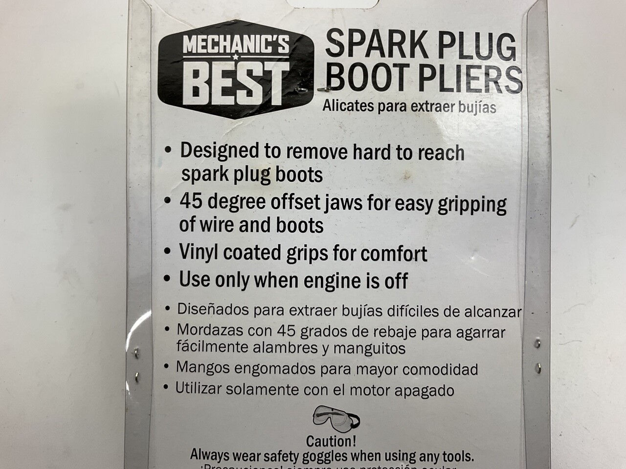 Mechanics TR25542 Spark Plug Boot Pliers, 45 Degree Offset For Easy Gripping