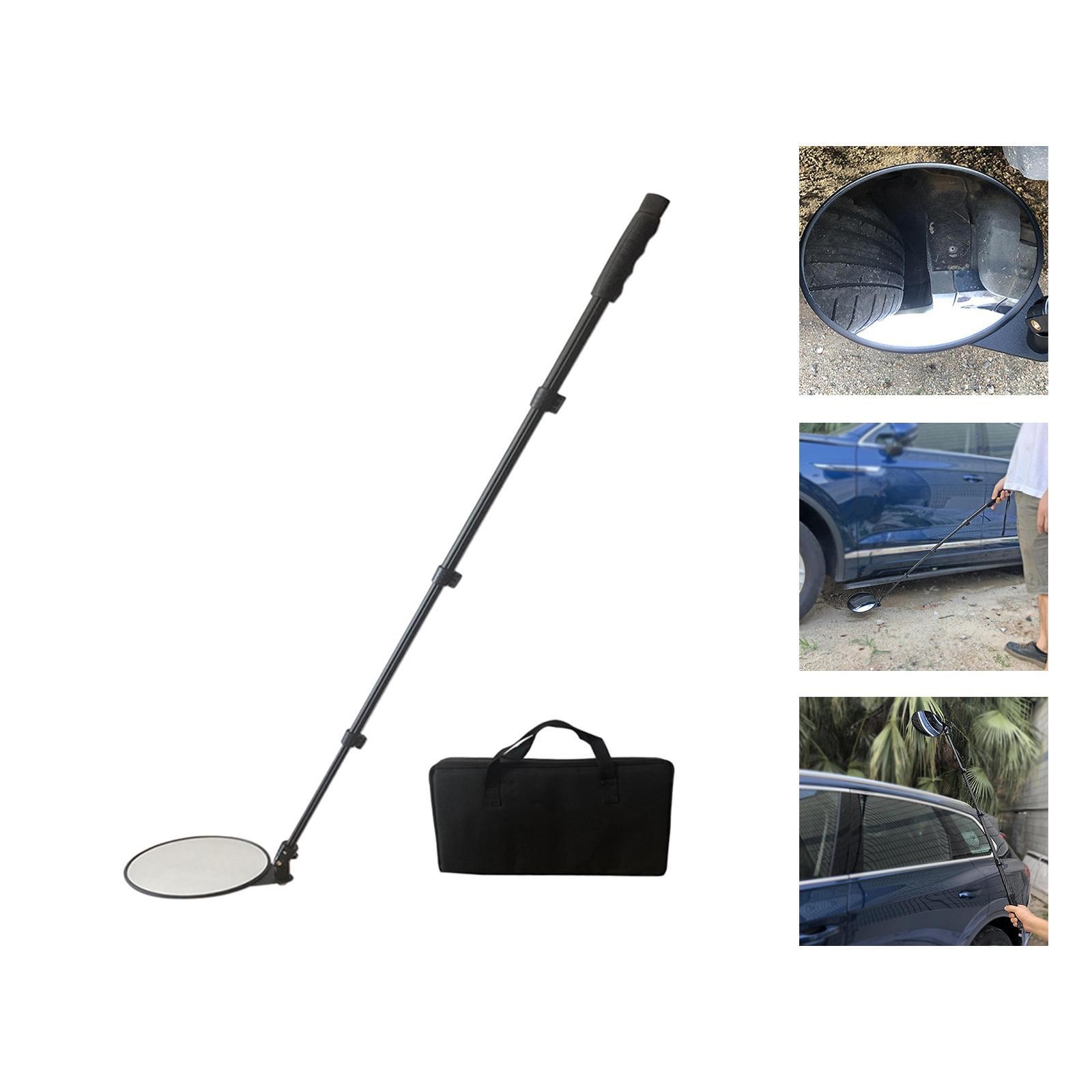 Under Vehicle Inspection Mirror Telescoping Handle Undercarriage Inspection