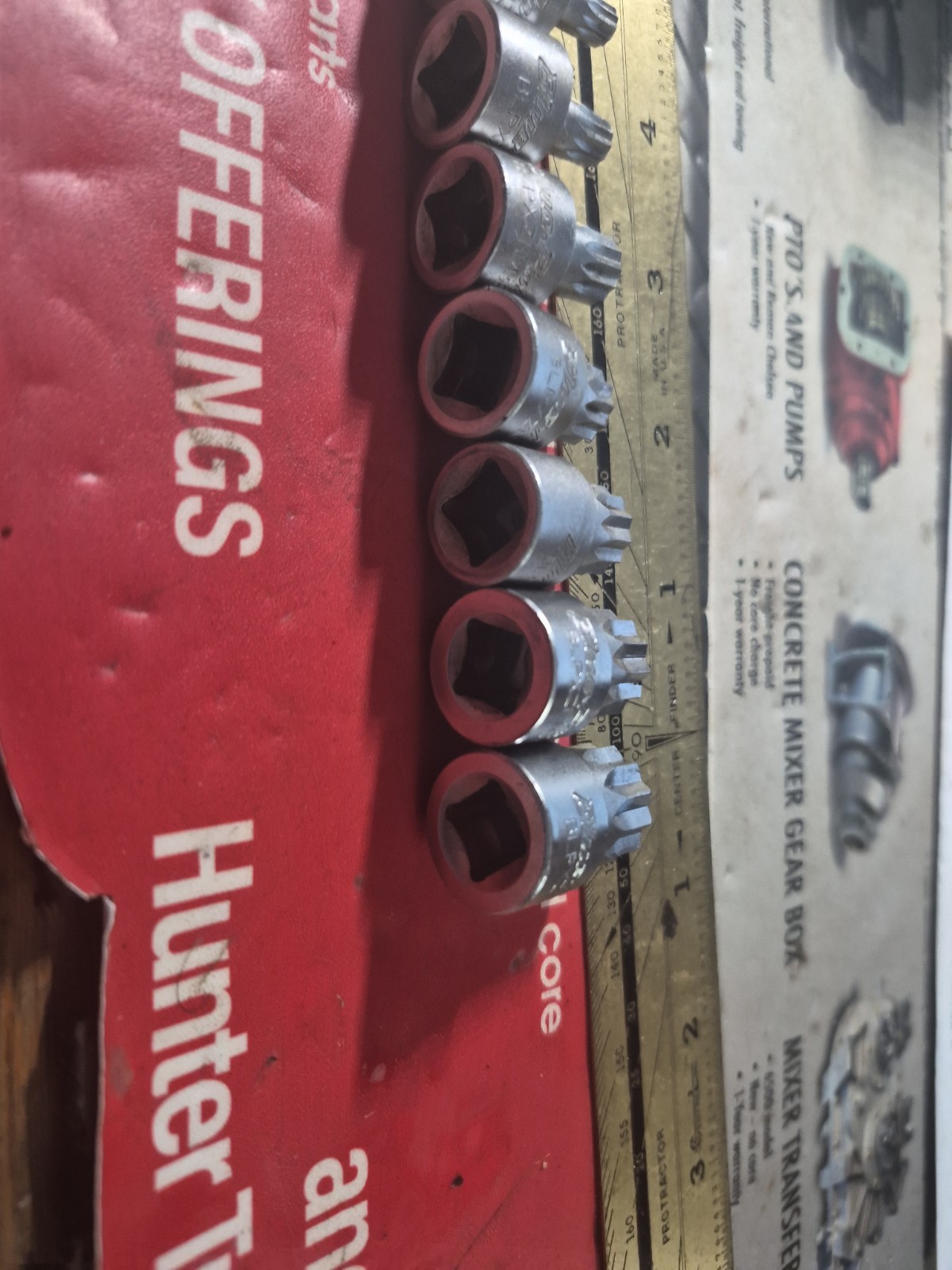 Blue-Point pc 3/8″ Drive Metric Triple Square XZN Stubby Socket Set BLPXZNM389