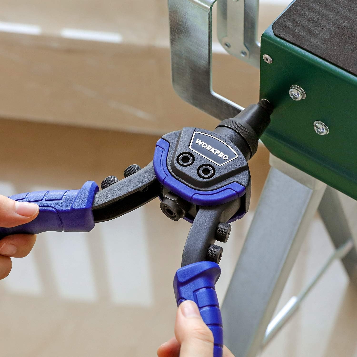 Durable 250 mm Rivet Gun Set with Multiple Nozzles & Labor-Saving Design