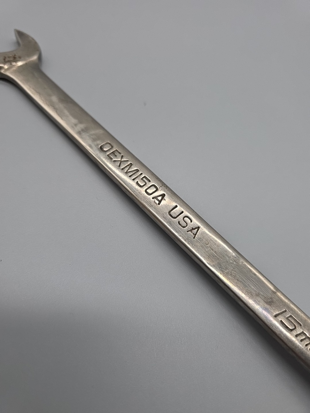 Snap-on Tools 15mm 12pt Standard Length Combination Wrench OEXM150A USA