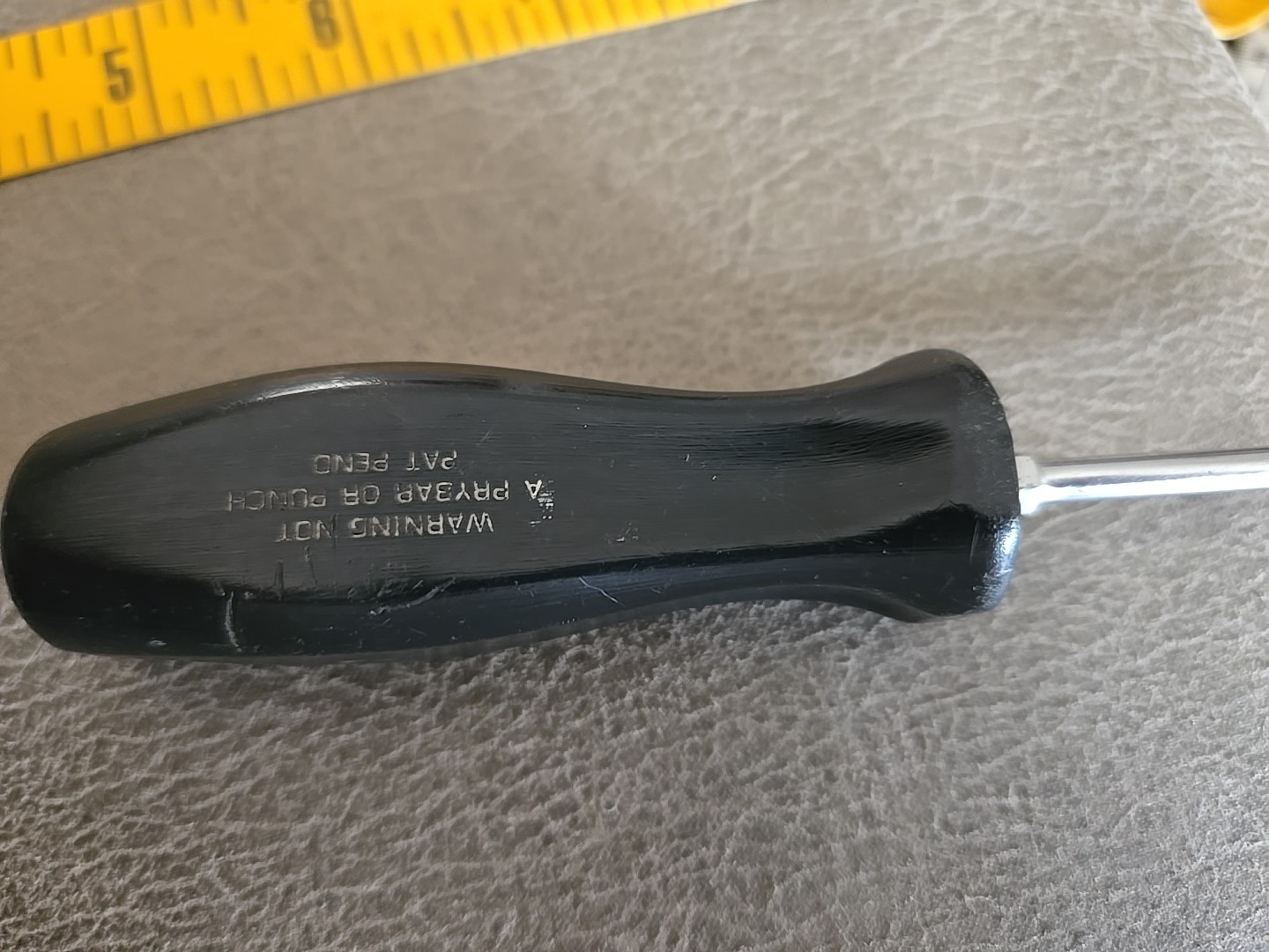 Snap On Phillips Screwdriver SDDP31 Hard Handle USA Mechanic Tool Black