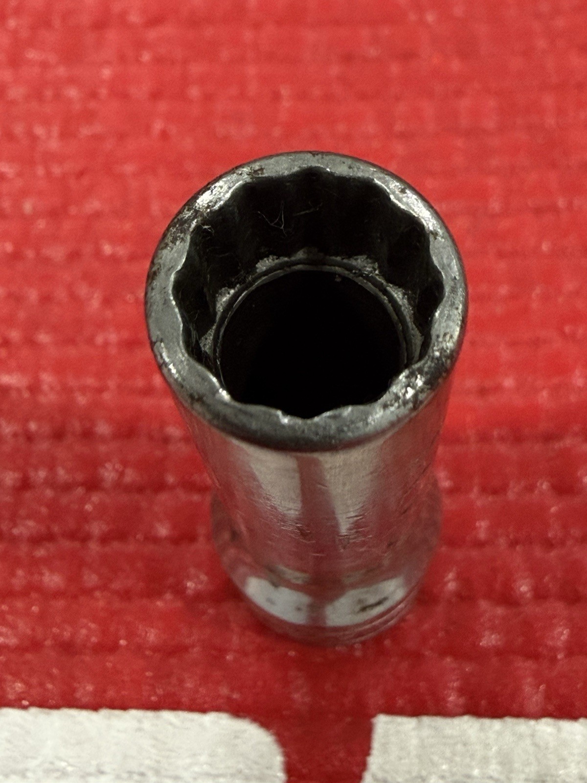 Snap On Tools 3/8” Drive 12 Point 3/8” SAE Deep Socket SF121, USA Made