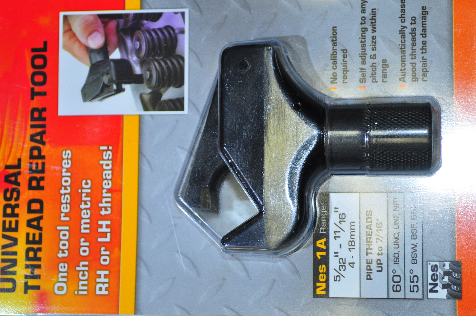 Universal External Thread Repair Tool 5/32″ – 11/16″ SHILO NES-1A Made in Israel