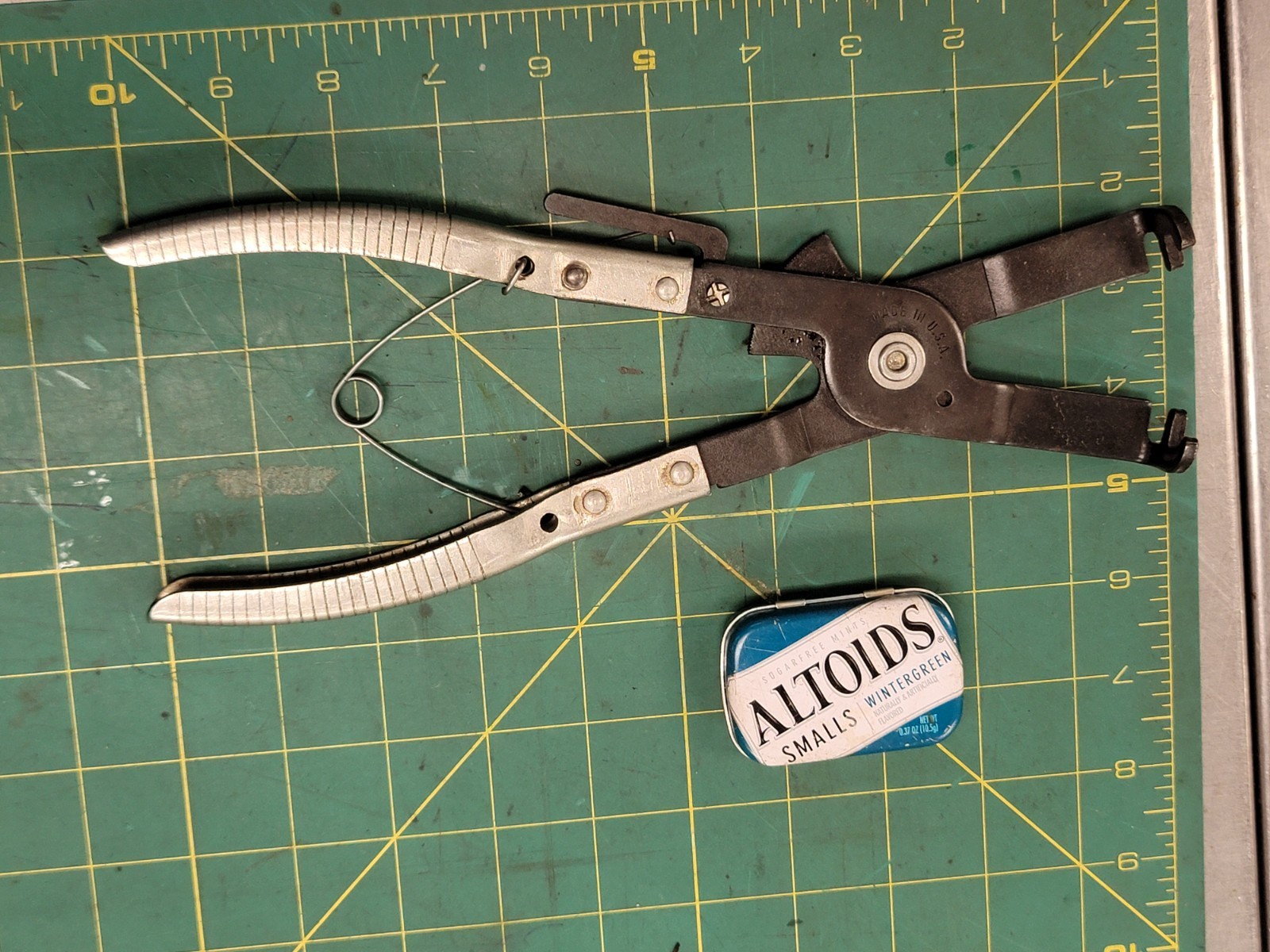 Vintage K-D Mfg KD Tools Model 1114 Piston Ring Compressor Pliers Made in USA