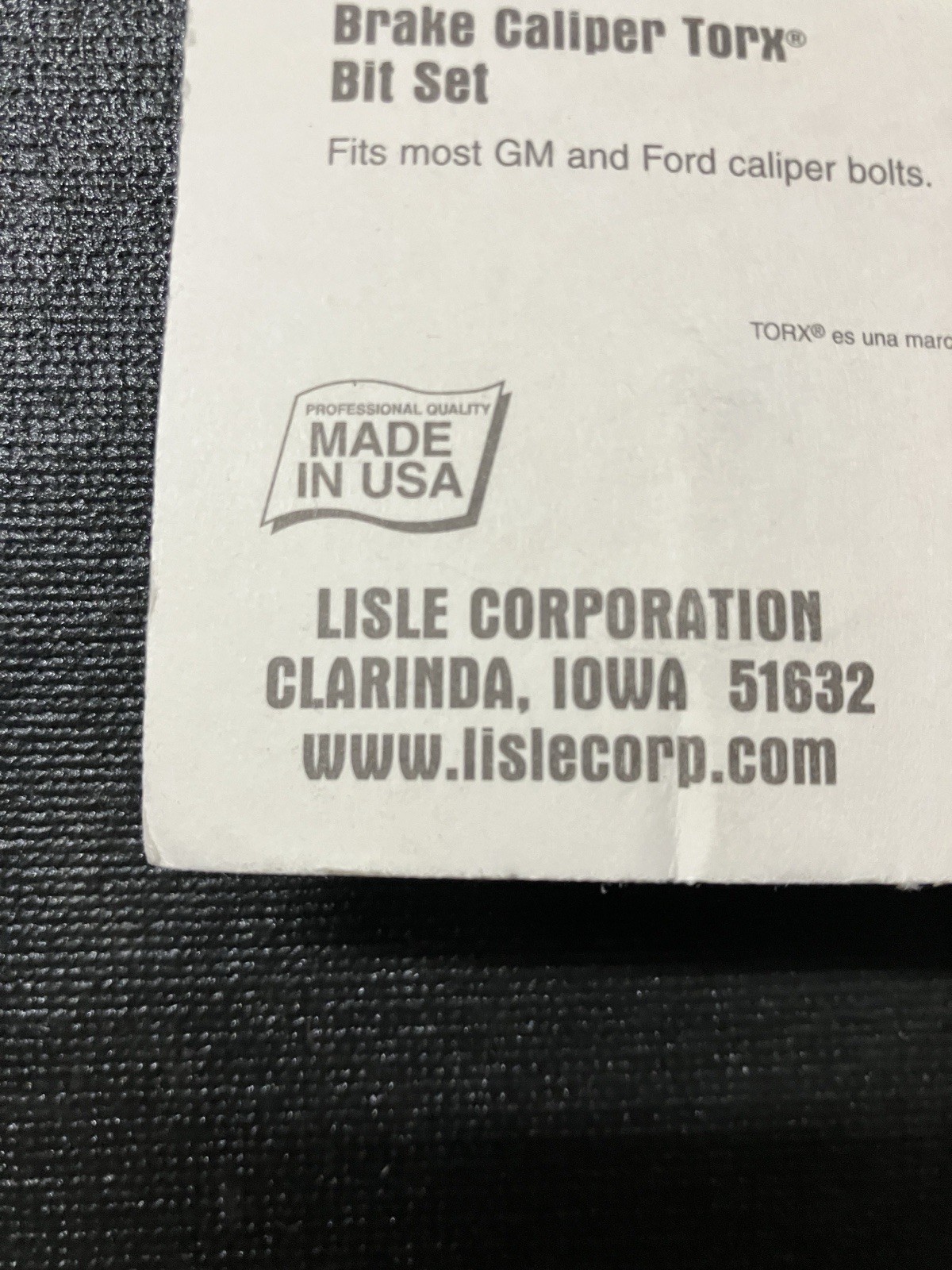NOS Lisle 27740 Brake Caliper Torx Bit Set 3/8″ Drive USA Made Brand New