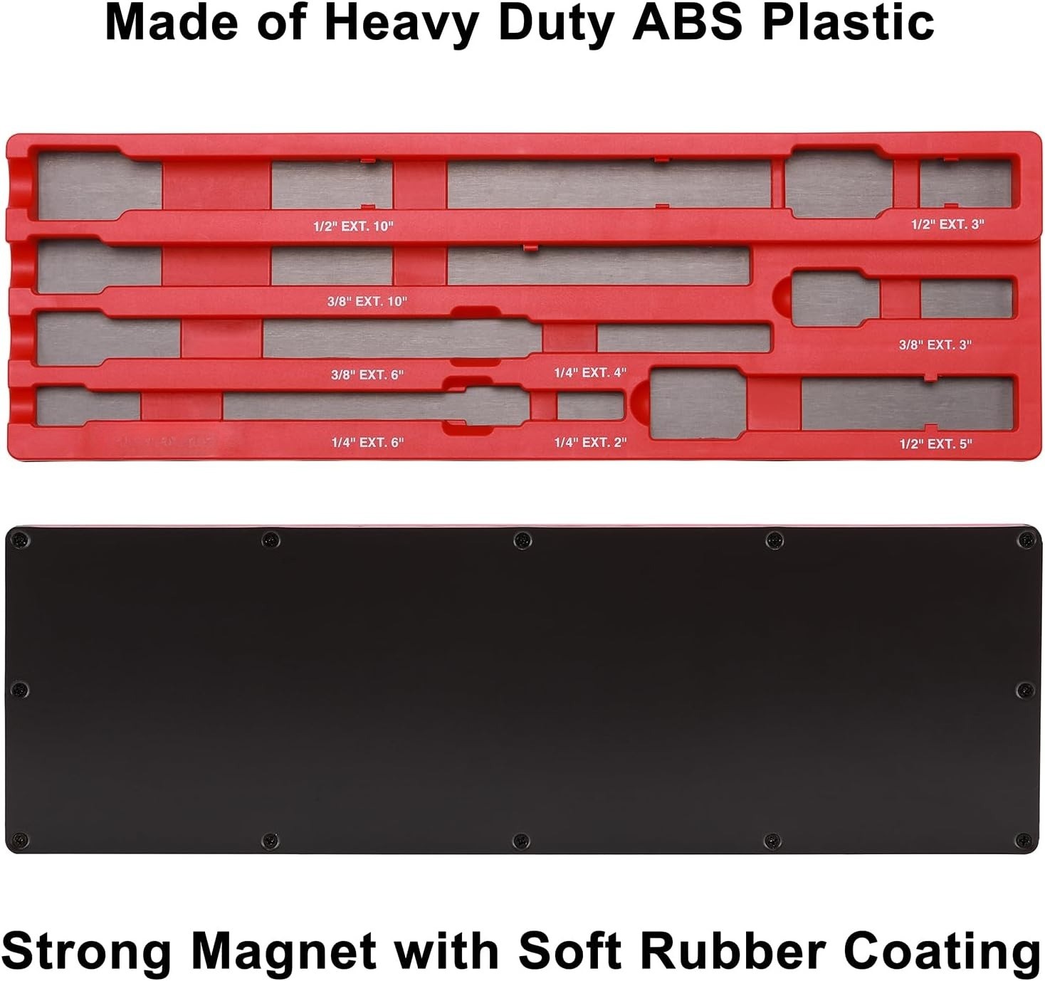 ABS Socket Extension Organizer, Socket Extension Bar Holder, Fit for 1/4″,3/8″
