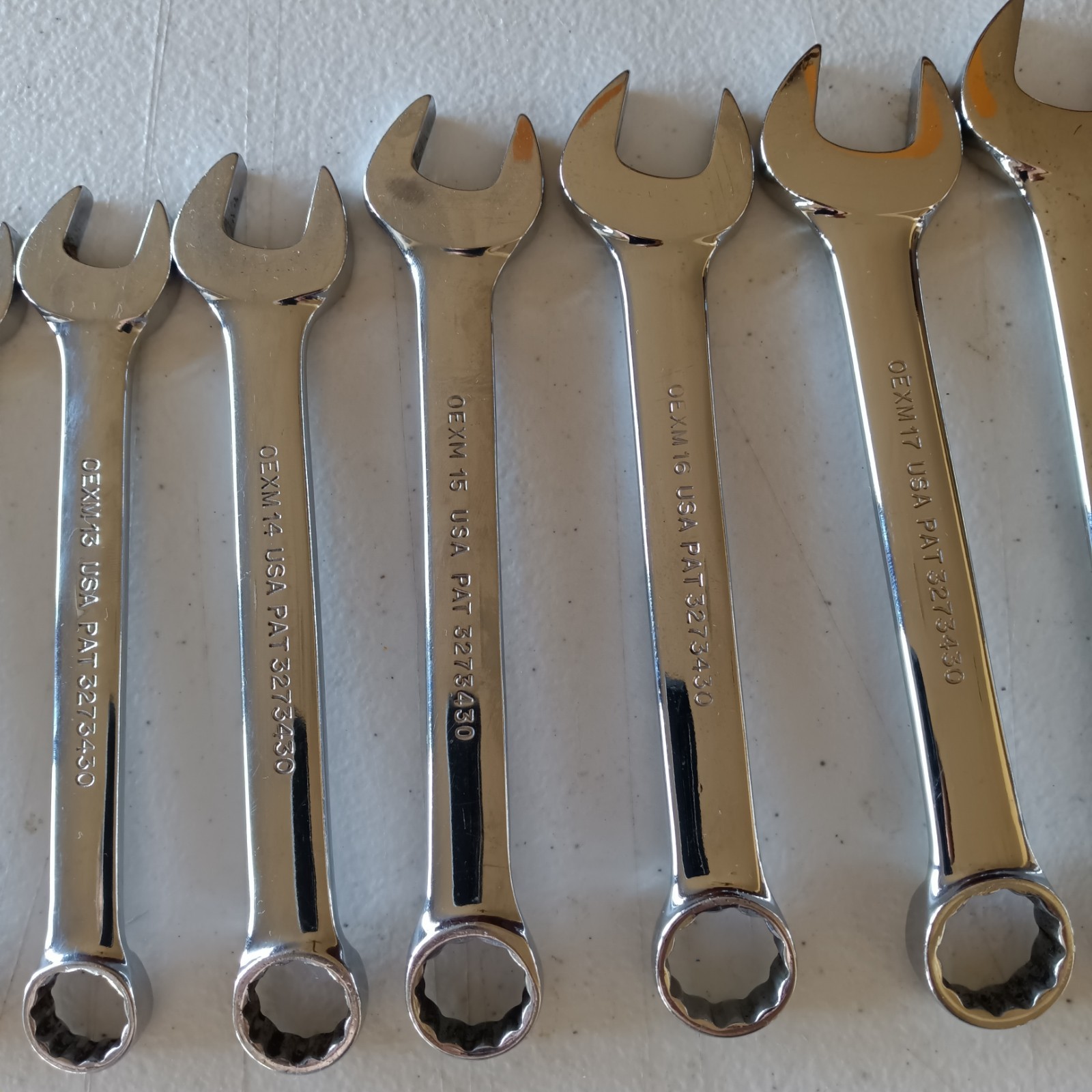 Snap On Tools OEXM Wrench Set 6mm – 24mm Metric Combination 12PT – 19 piece