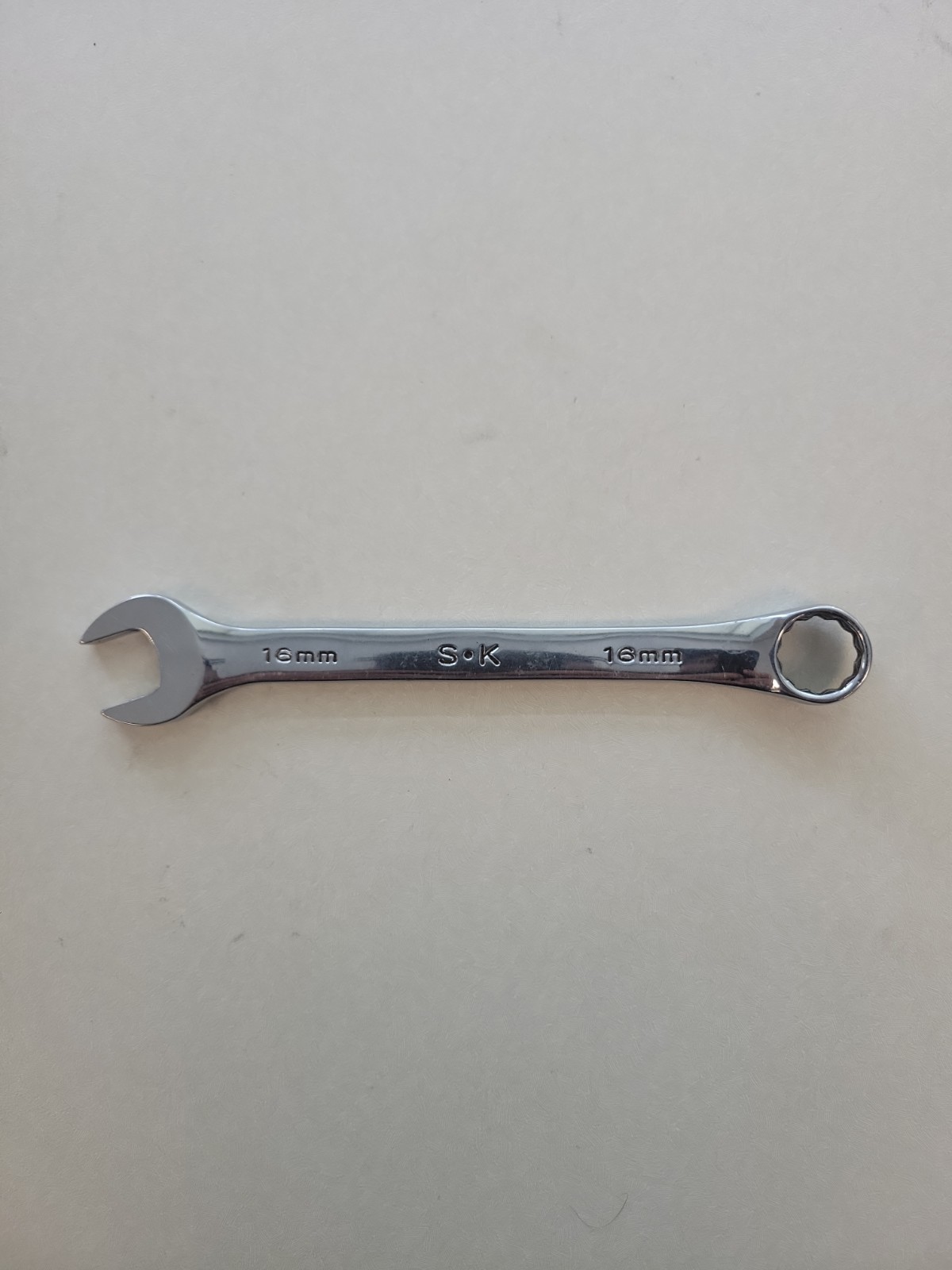 SK Hand Tools 88316 16 mm – 12 point SuperKrome Regular Combination Wrench USA