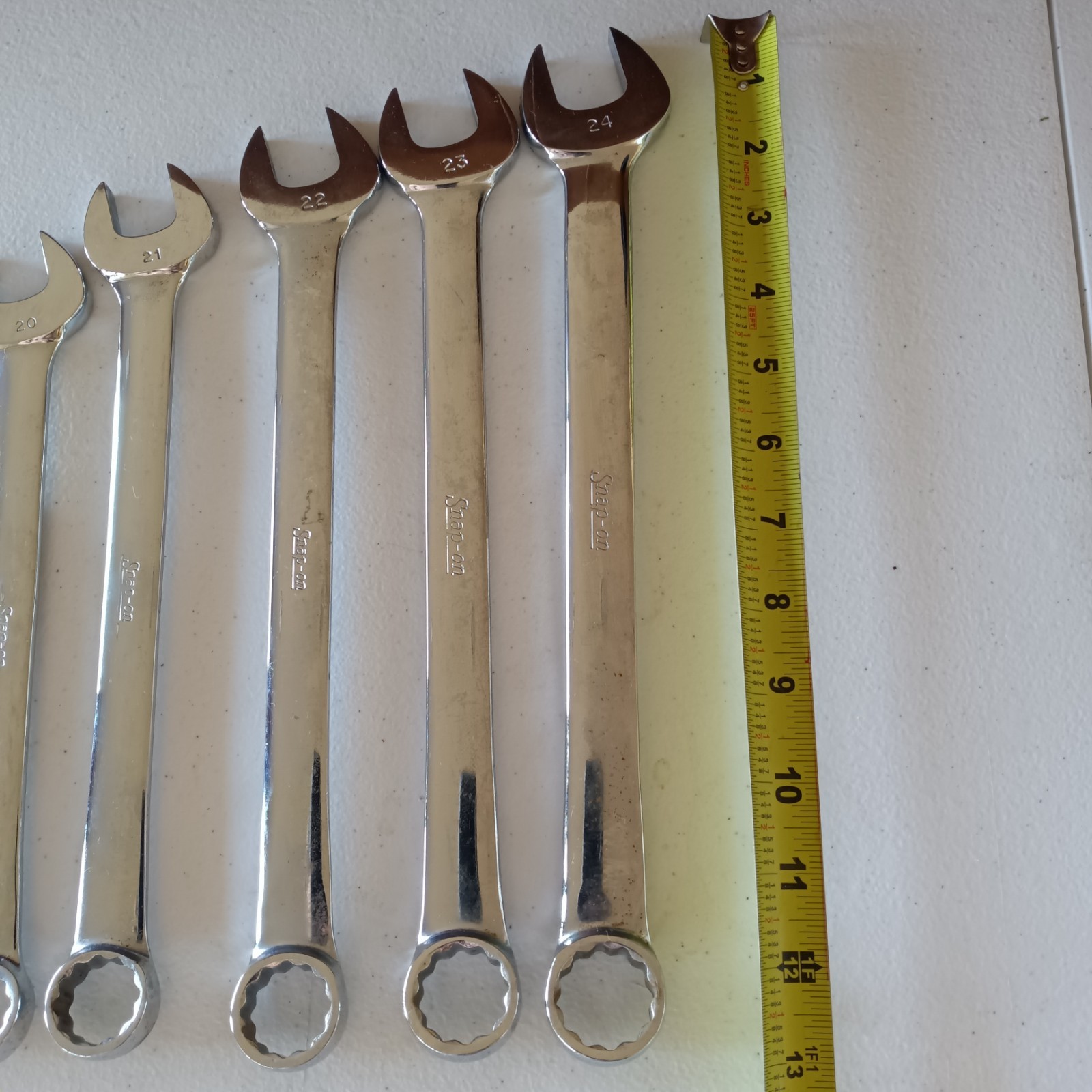 Snap On Tools OEXM Wrench Set 6mm – 24mm Metric Combination 12PT – 19 piece