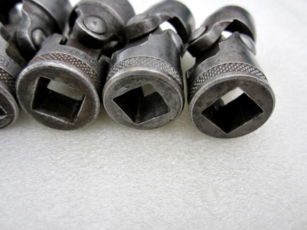 1940’s Craftsman 3/8″ Drive 6pc SAE 12pt Flex End Socket Set H BE USA