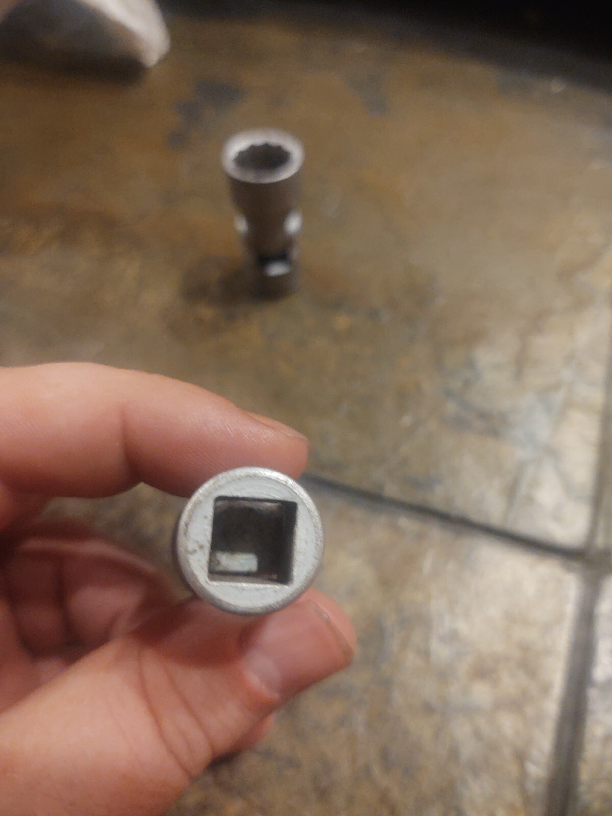 Lot 2 SNAP-ON F-20 F-18 5/8″ 9/16″ Drive Swivel Socket USA 1/2″ Socket 2196297