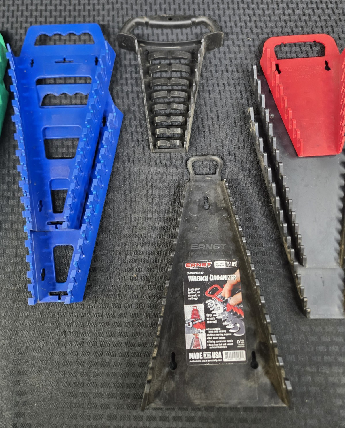 12 Piece Wrench Organizer, Wrench Holder Set, Ernst, Blue Point, S-K, ETC…