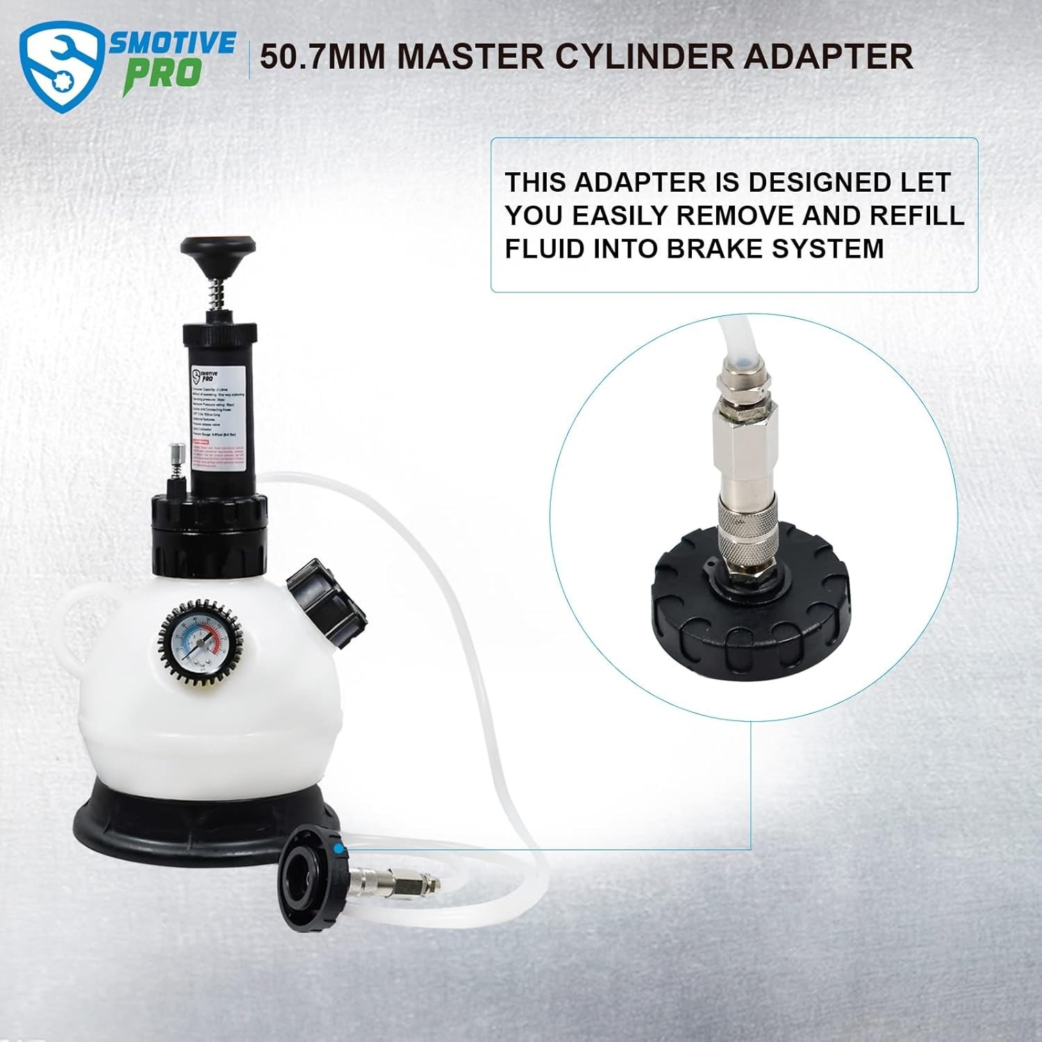 Universal Brake Fluid Refill Adapter for Auto Maintenance