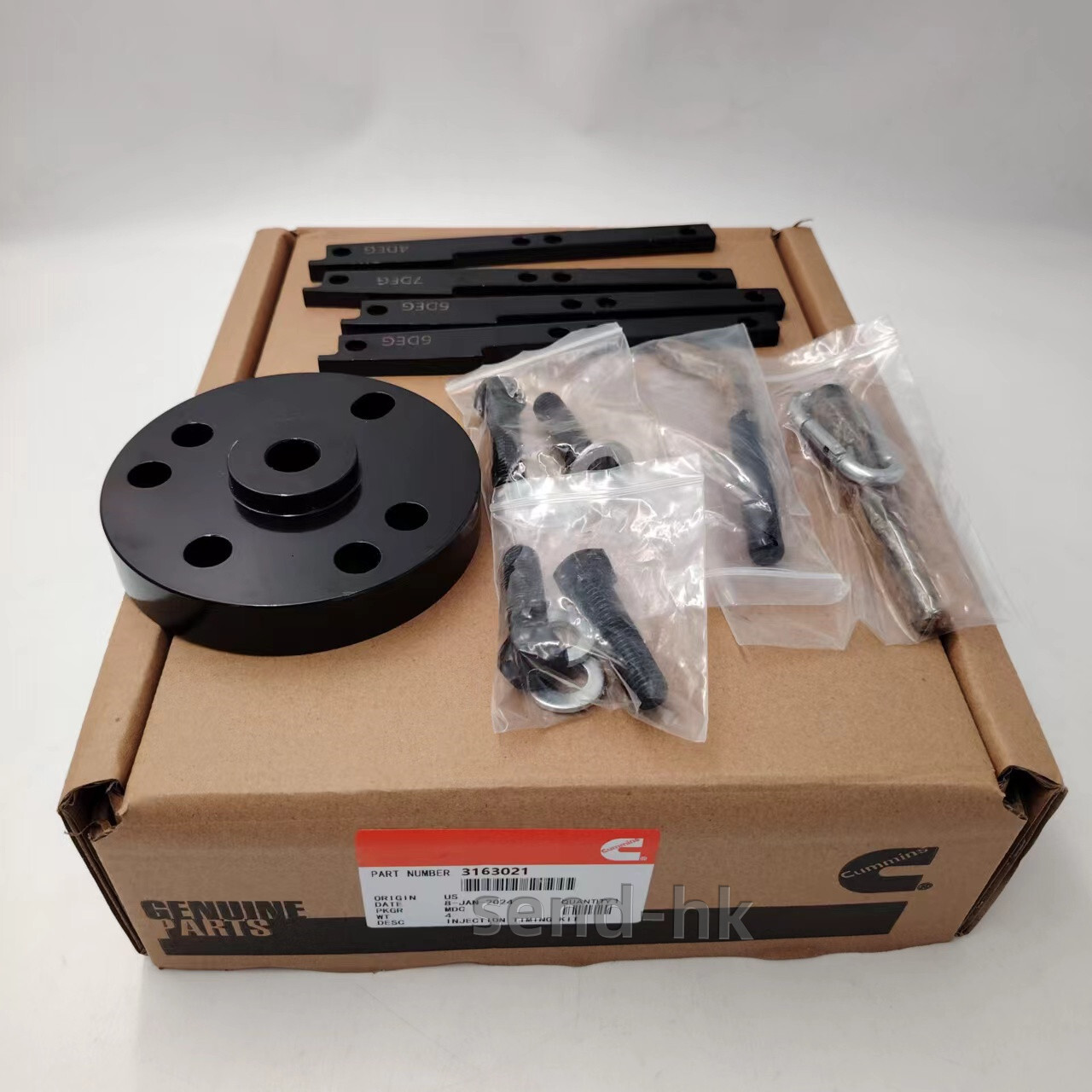 Timing Injector Cam Gear Puller Tool Kit For Cummins ISX 3163021 3163069 3163530