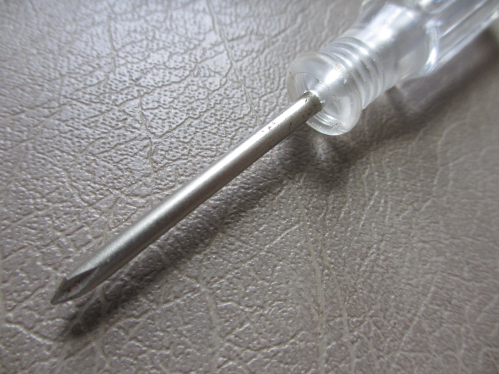 Craftsman Vintage Clear Mini Screwdriver Pair 41293, 41542 Philips, and Straight