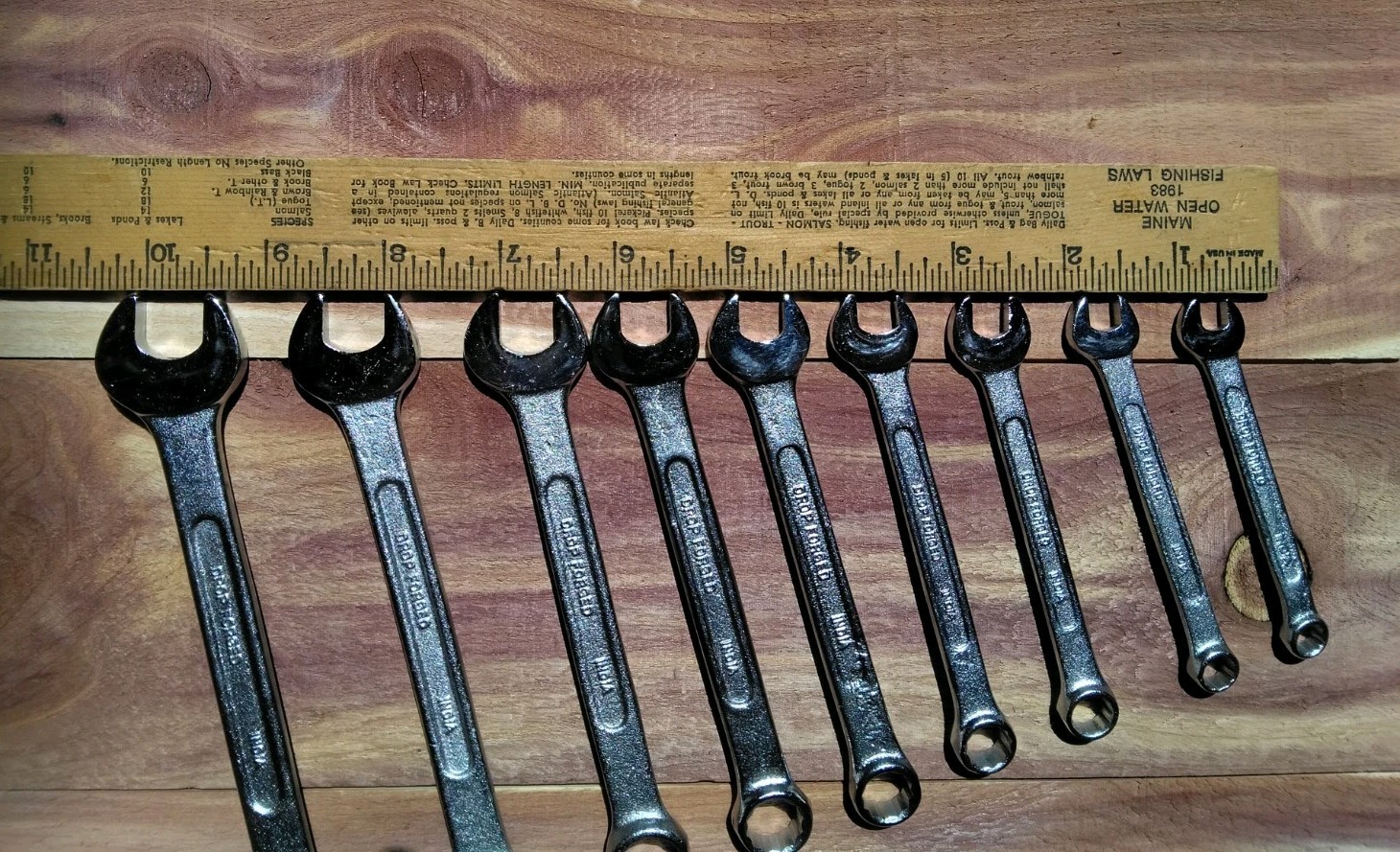 VINTAGE NOS GEDORE 6mm – 14mm METRIC COMBO 9 PIECE WRENCH SET