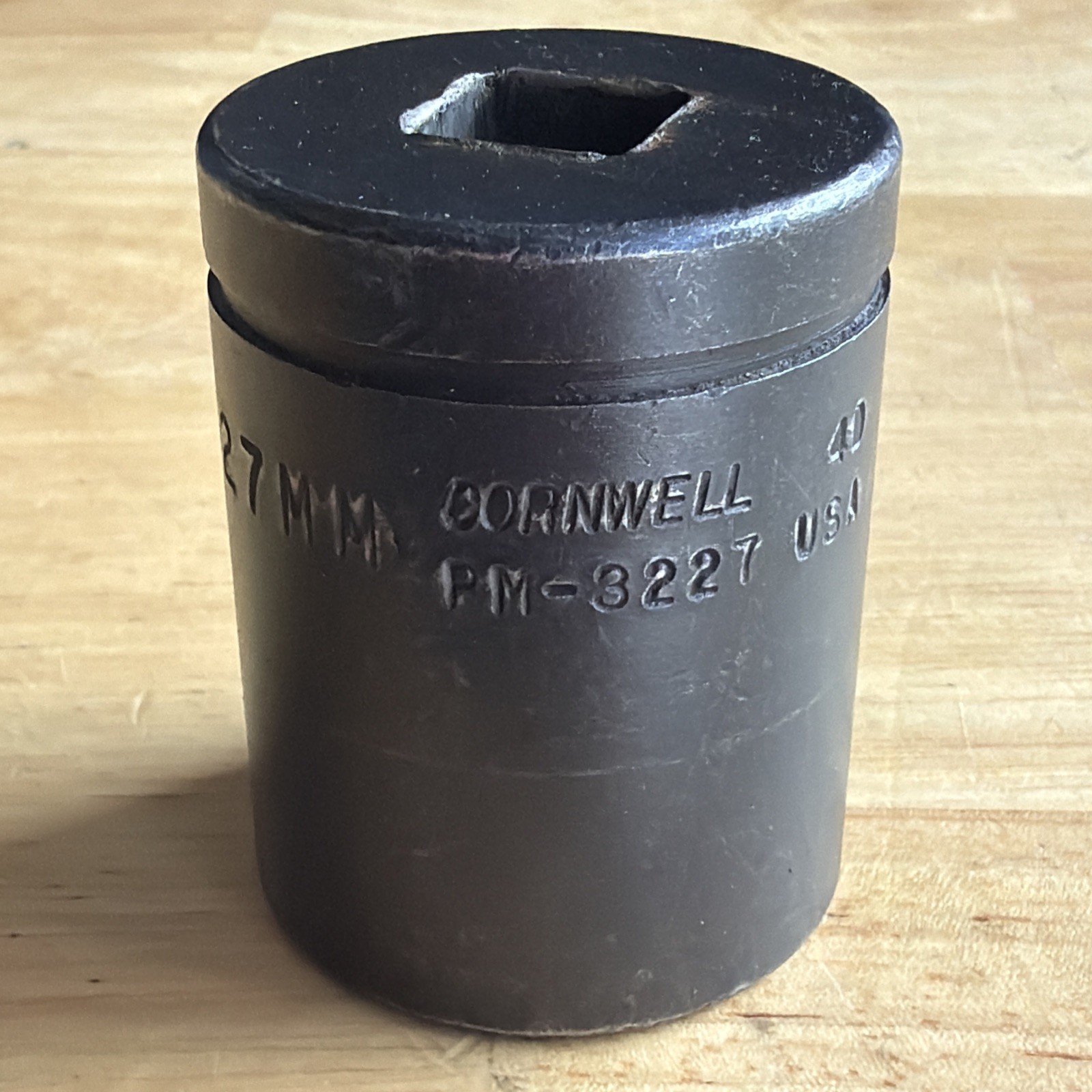 Cornwell Tools 27mm Shallow Impact Socket 1/2″ Drive 6 Point PM-3227 USA