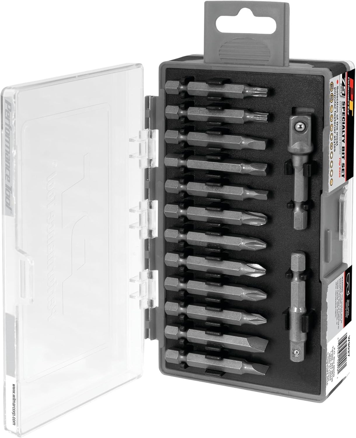 Performance Tool W9027 75 Piece Specialty Bit Driver set