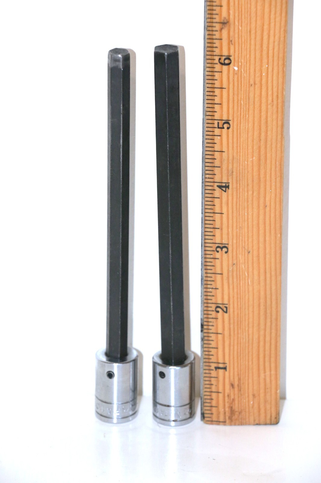 2 SNAP-ON LONG HEX BIT SOCKETS- FA10L, AND FA12L