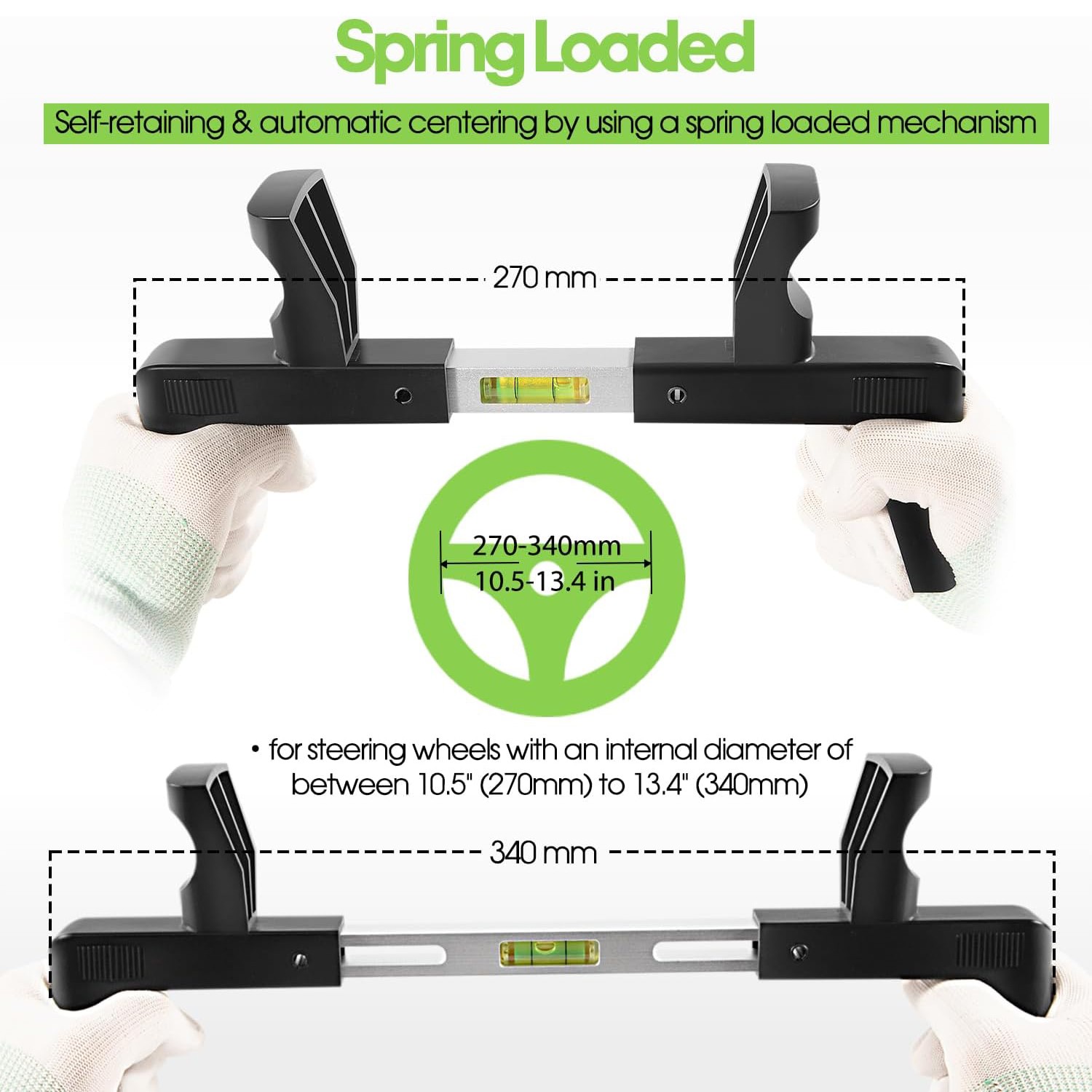 Replace ATD-3100 Steering Wheel Level Alignment Tool 270-340mm for Cars & Trucks