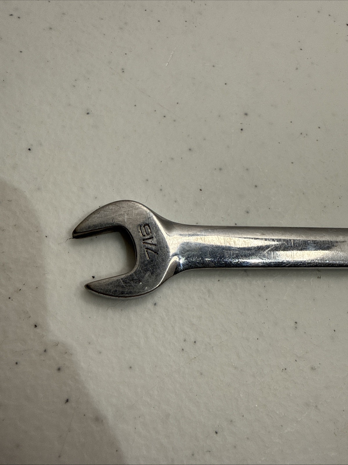 Snap-on OSH14 Chrome Combination Wrench 7/16” SAE 6 Point USA OSH 14 Snap On B11