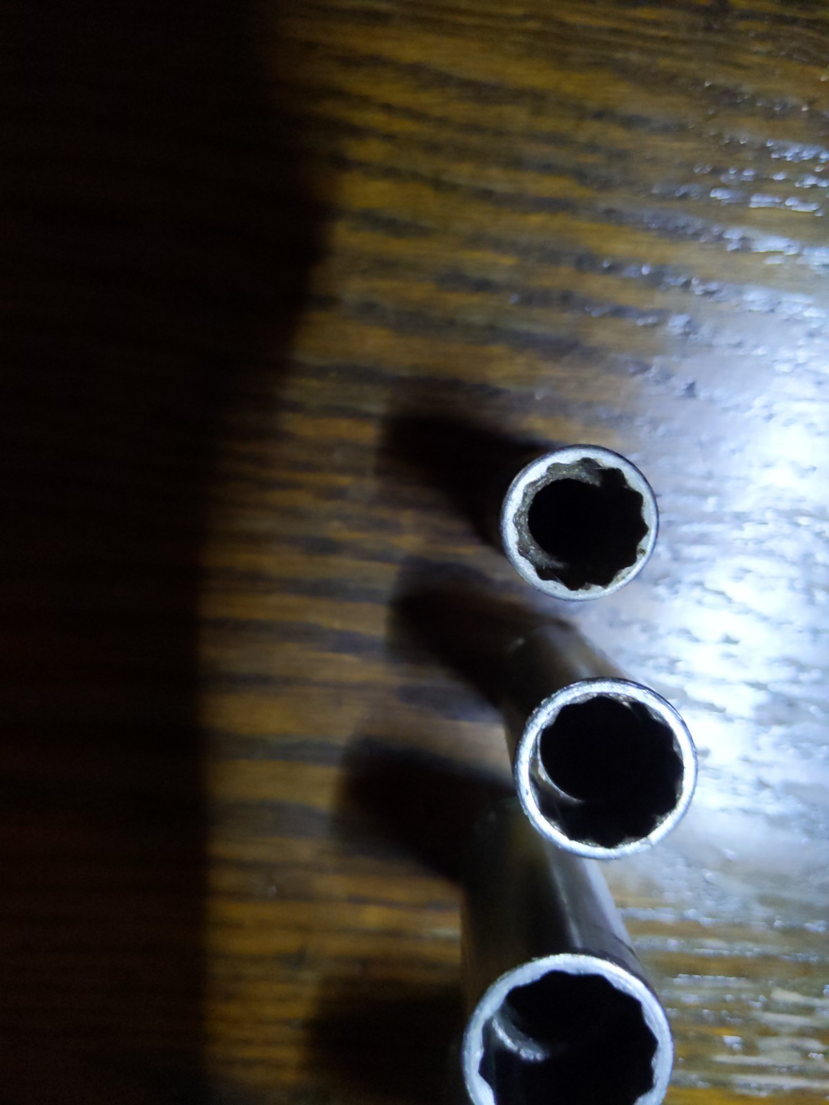 Lot of Snap On 3/8″ Drive 12 Point Deep SAE Sockets, 7/16, 1/2, 9/16, 3/4, 13/16