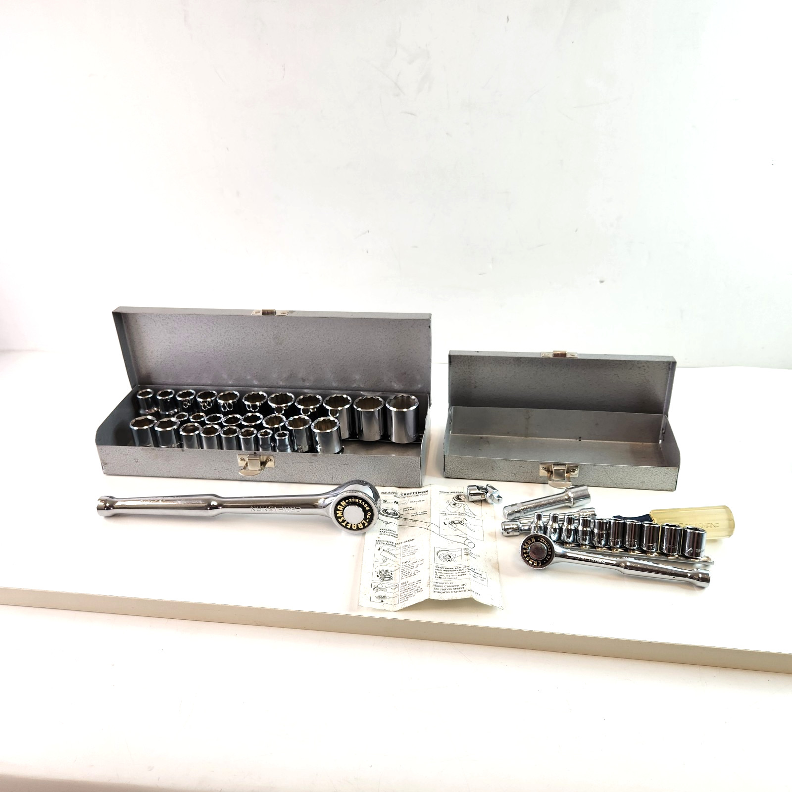 Craftsman USA Gold Label EE Series Thumbwheel Quick-Release Ratchet Set