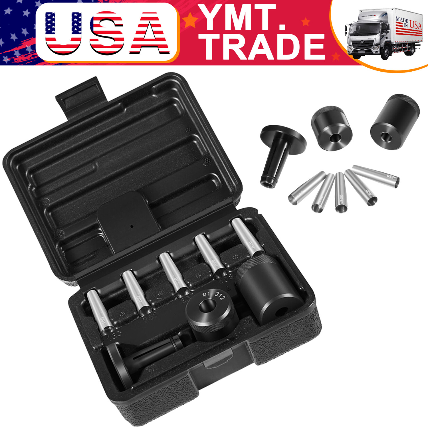 34720 Injector Seal Installer Kit (8PCS) Fit for Many Ford GM & Subaru Engines