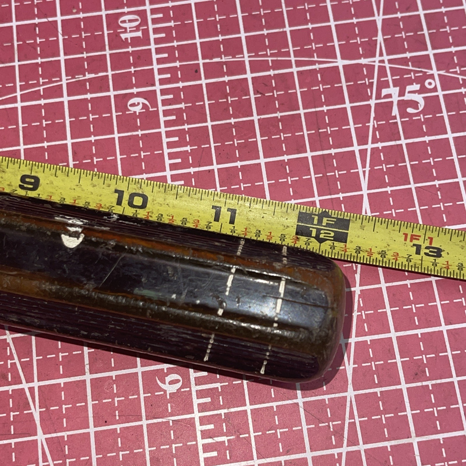 Vintage Klein USA 19432 Screwdriver 12 In Long 3/8 In Cabinet Tip Square Shank
