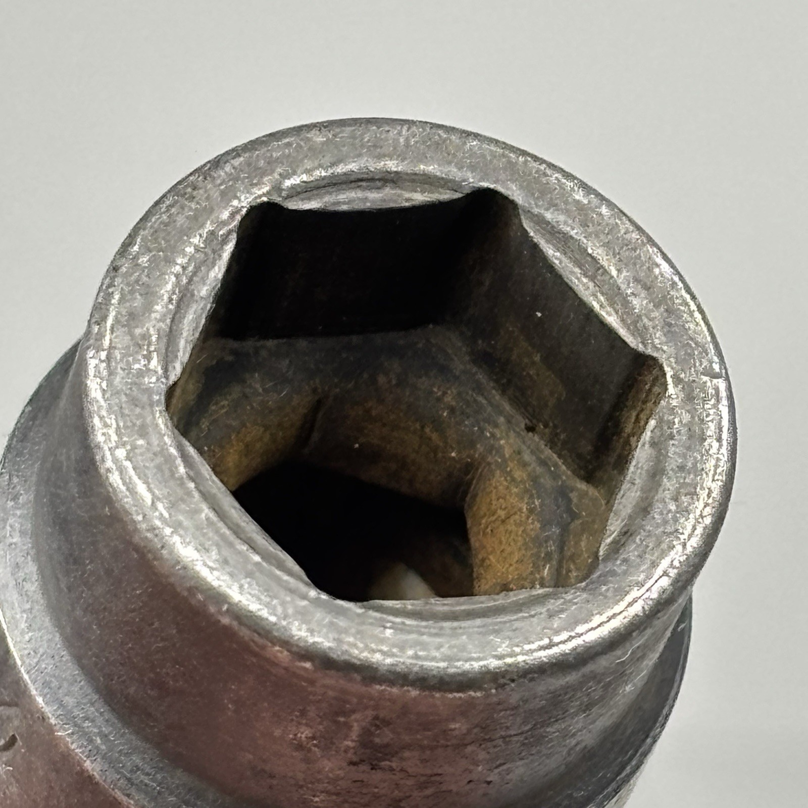 Snap On Tools IMF140 3/8 Dr 6Pt SAE 7/16 Flank Dr Shallow Impact Socket USA 1991